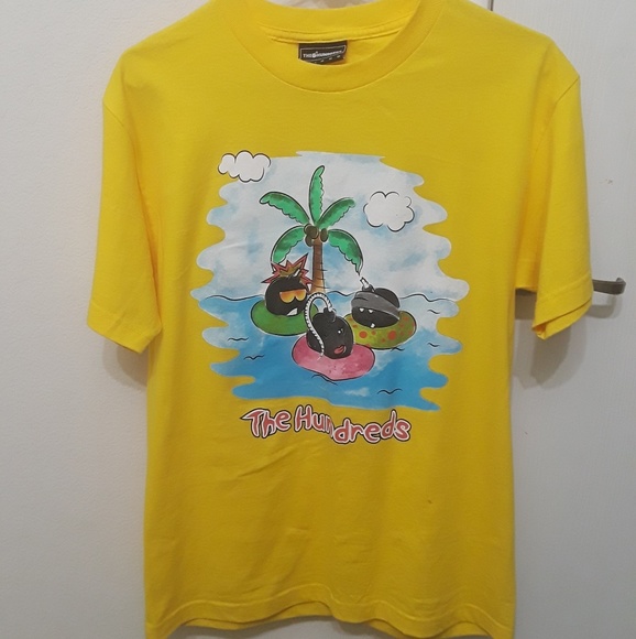 The Hundreds Yellow Island Bomb Shirt - Picture 1 of 4